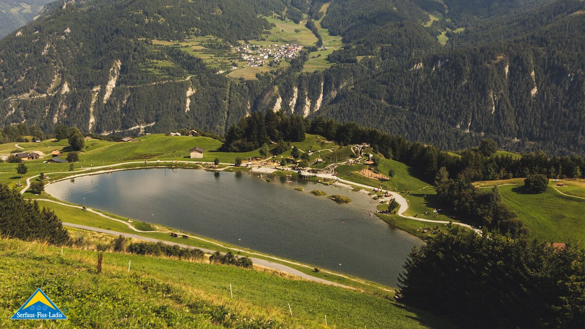 Ausblick auf den Wolfsee in SErfaus-Fiss-Ladis | © Serfaus-Fiss-Ladis Marketing GmbH | Marius Schatz, Roadtyping