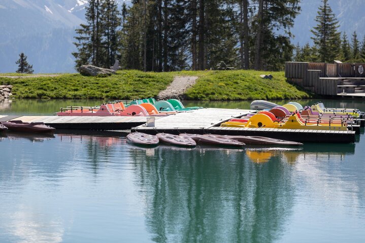 Treetbotte und Stand-Up-Paddle