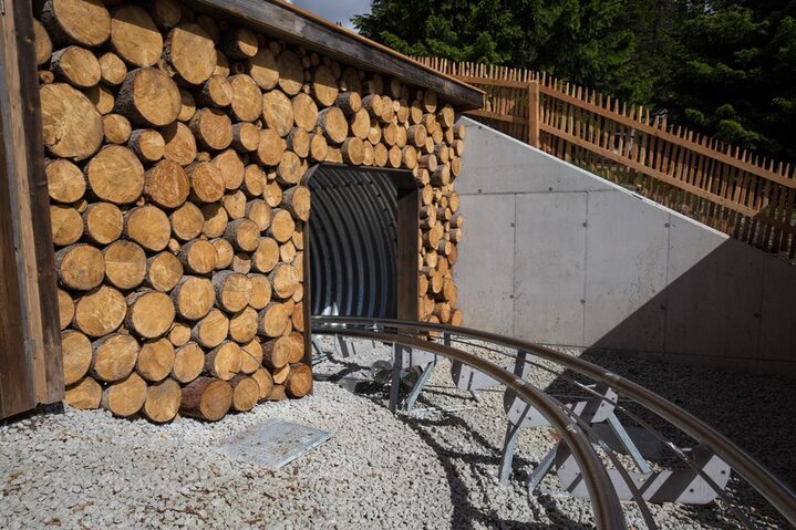 Tunnel at Schneisenfeger family coaster