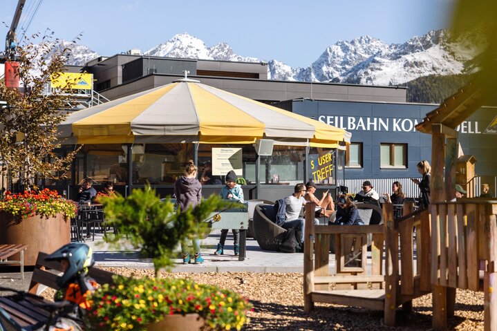 Schirmbar Talstation Komperdell