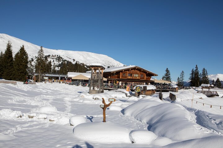 Restaurant Seealm Hög im Winter